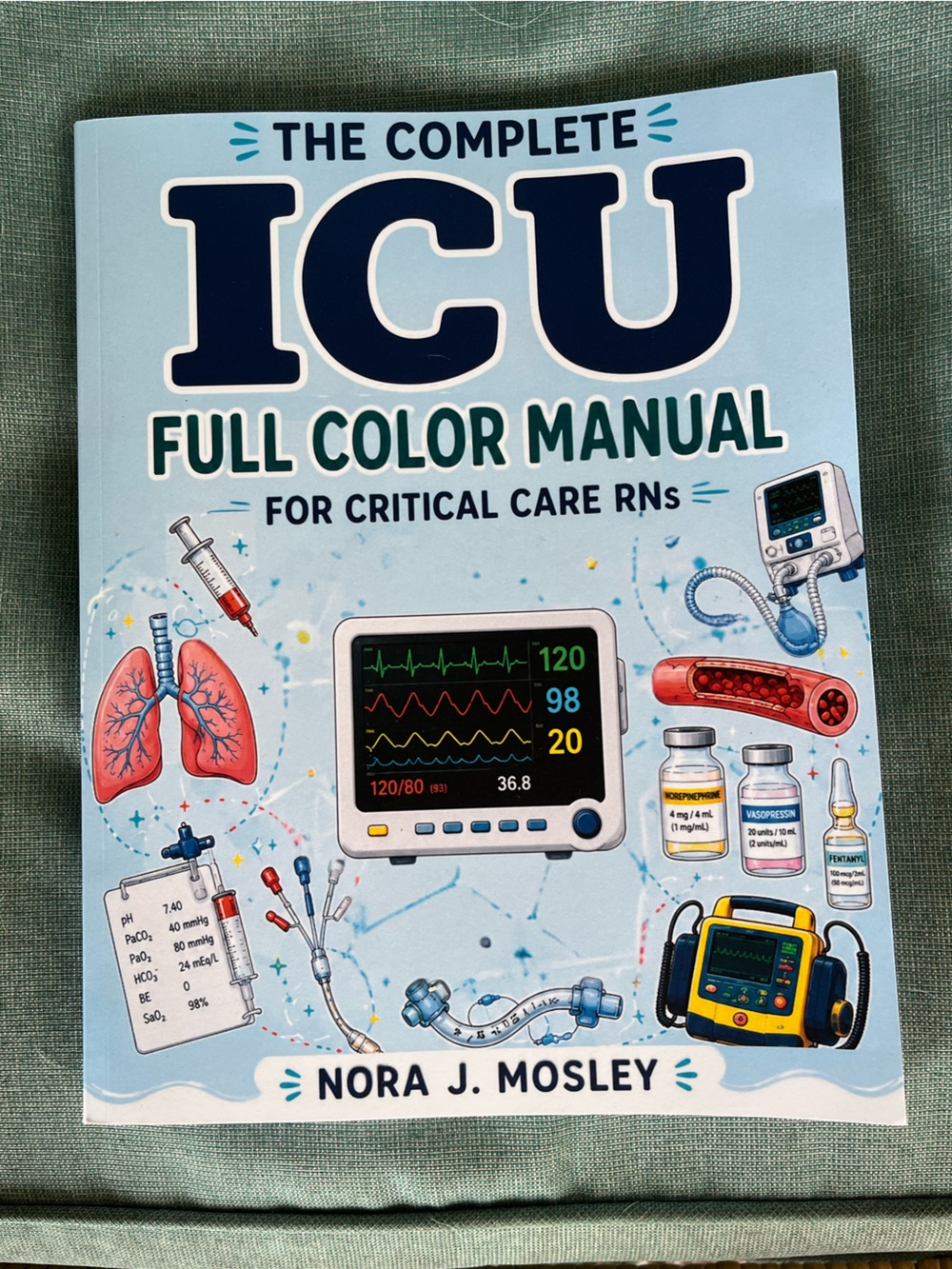 BRAND NEW~NEVER USED~ICU Full Color Manual for Critical Care RNs